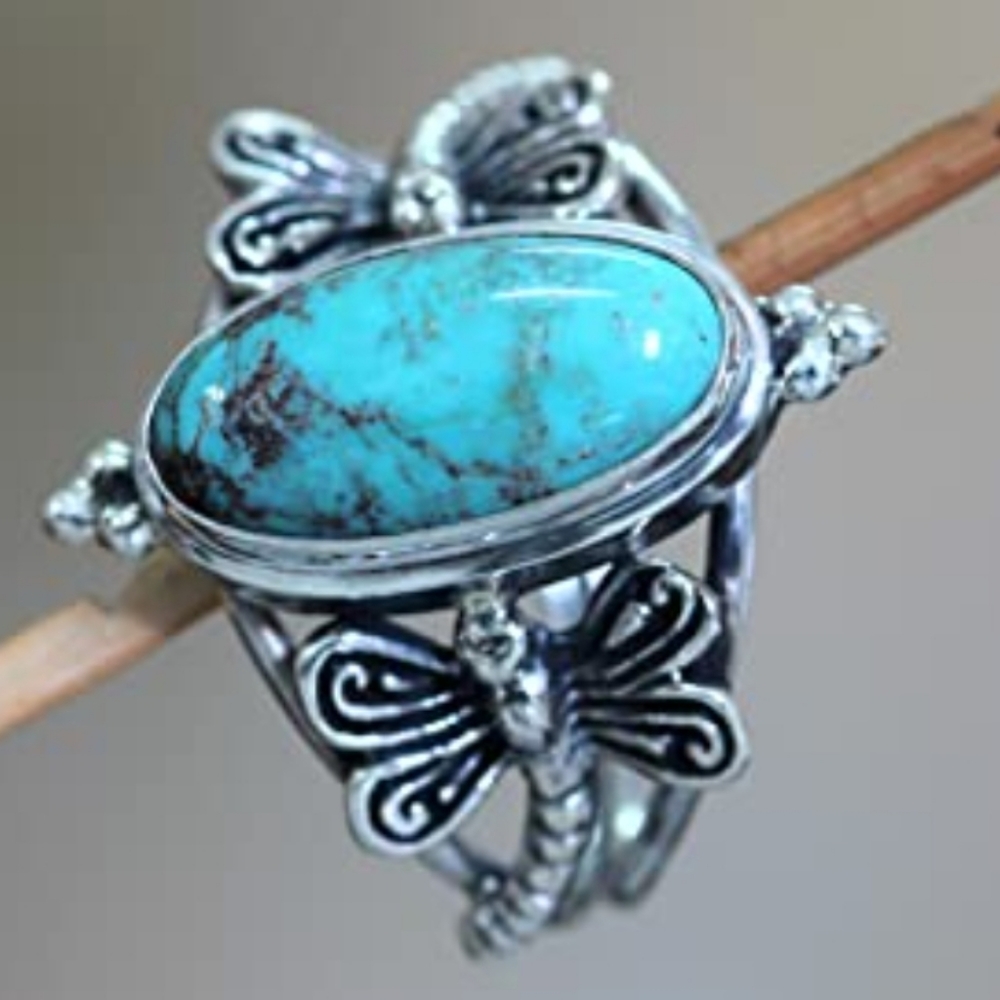 NEW Dragonfly 925 Ring - Picture 2 of 3